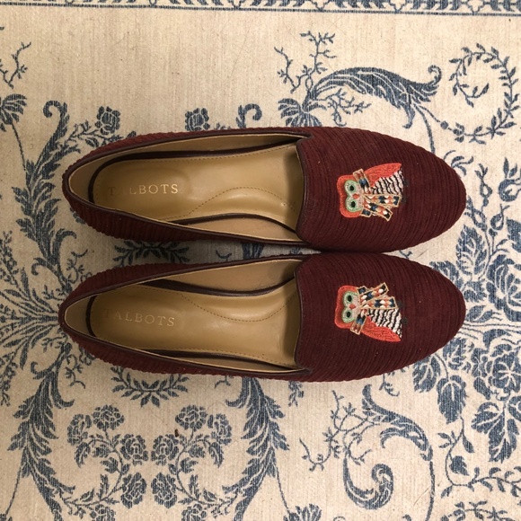 Ryan Corduroy Loafers - Embroidered Owl - Picture 3 of 6